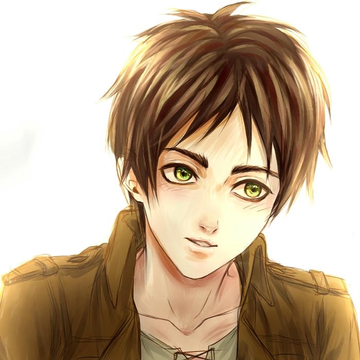 Avatar eren nét mặt dịu dàng ánh nắng nhẹ
