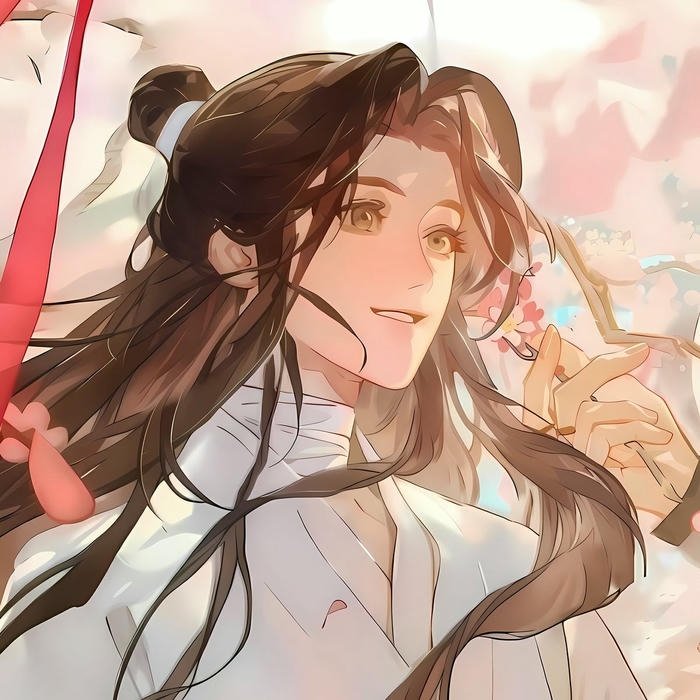 Avatar việt nam ngầu chàng trai tóc dài cười rạng rỡ