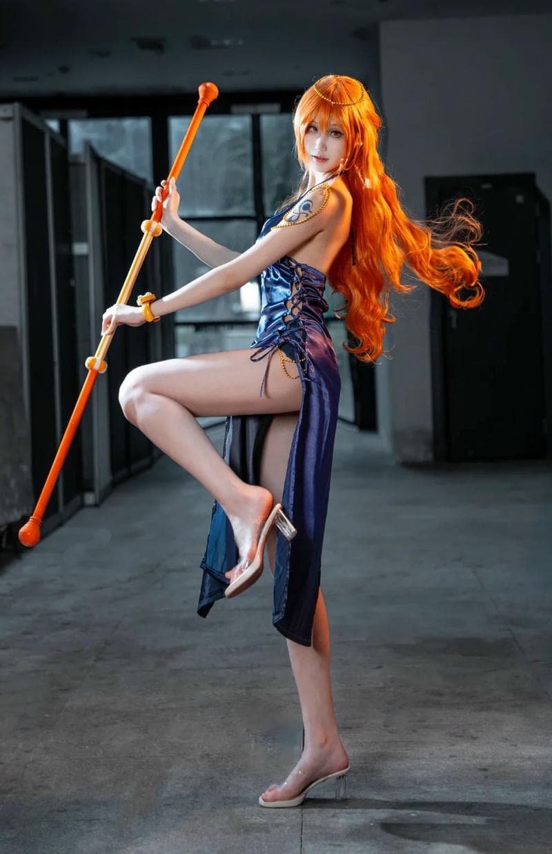 Cosplayer Nami anime phong cách trẻ trung