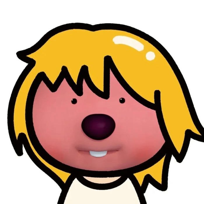 Hình Loopy meme hài hước tóc vàng khuôn mặt hài hước