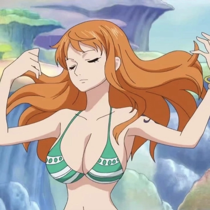 Hình One Piece bikini với phong cách anime trẻ trung