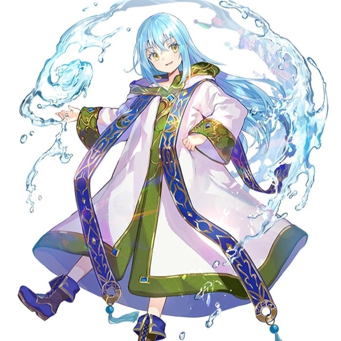 Hình ảnh avatar Rimuru mặc trang phục hoàng gia lộng lẫy