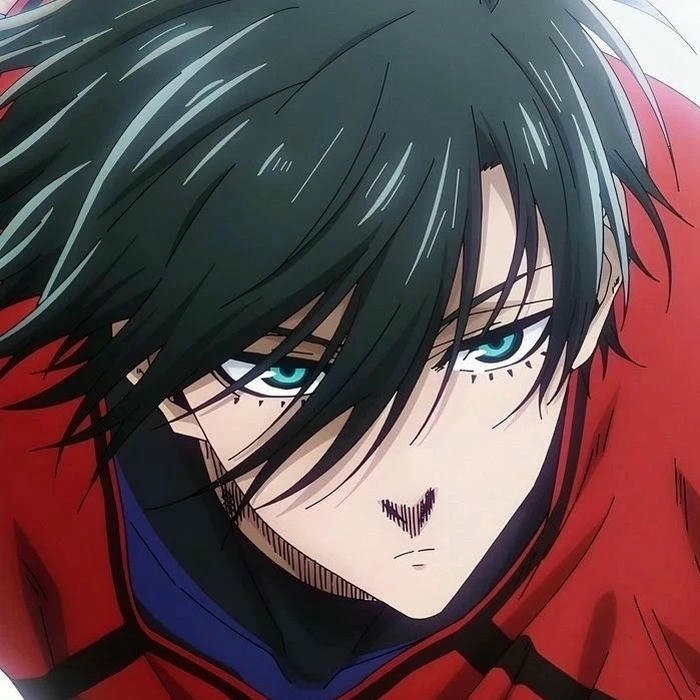 Hình ảnh avatar Rin Itoshi cận mặt đôi mắt sắc bén