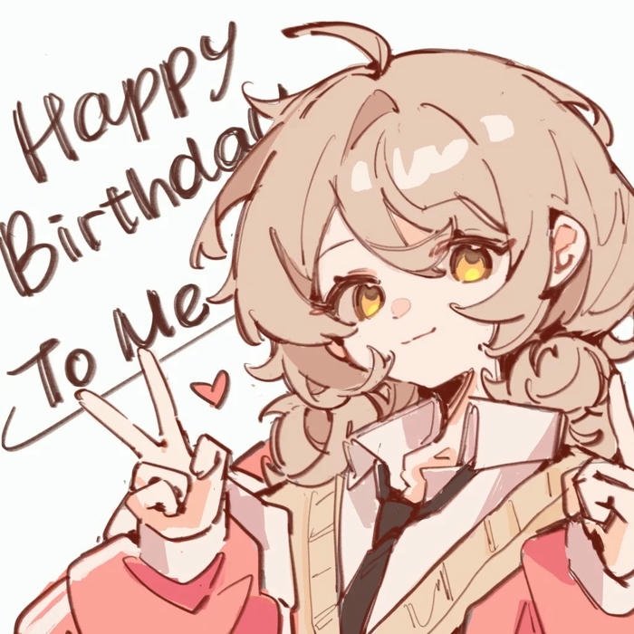 Hình ảnh avatar sinh nhật anime nữ tóc hồng dễ thương