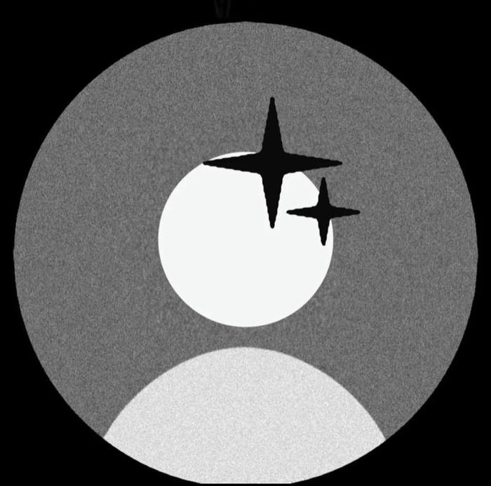 Hình ảnh người trắng có ngôi sao đen lớn phía sau