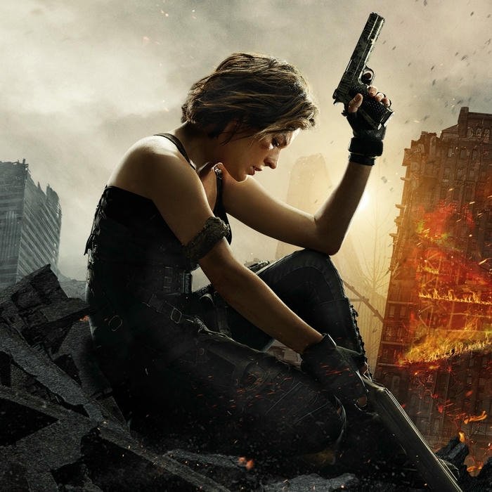 Hình avatar PUBG nữ sát thủ ngồi lặng lẽ trong đêm