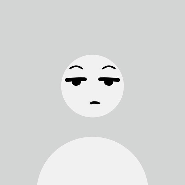Hình avatar hình người trắng khuôn mặt buồn ngủ mệt mỏi