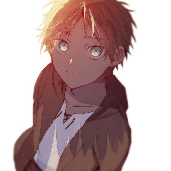 Hình nền eren quay đầu lại dưới nắng chiều