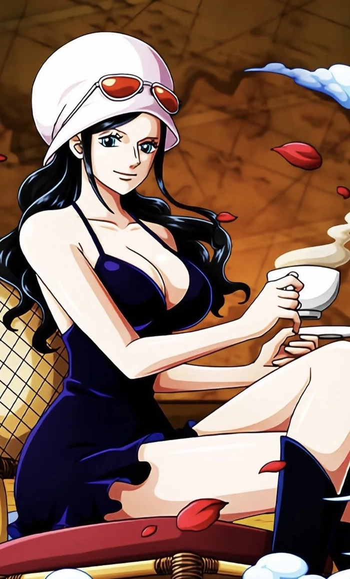 One Piece bikini cosplay bên bãi biển mùa hè rực nắng