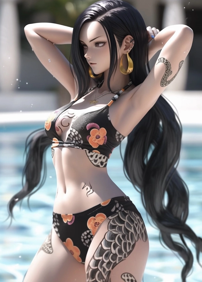 One Piece bikini cùng tạo hình nhân vật nữ quen thuộc