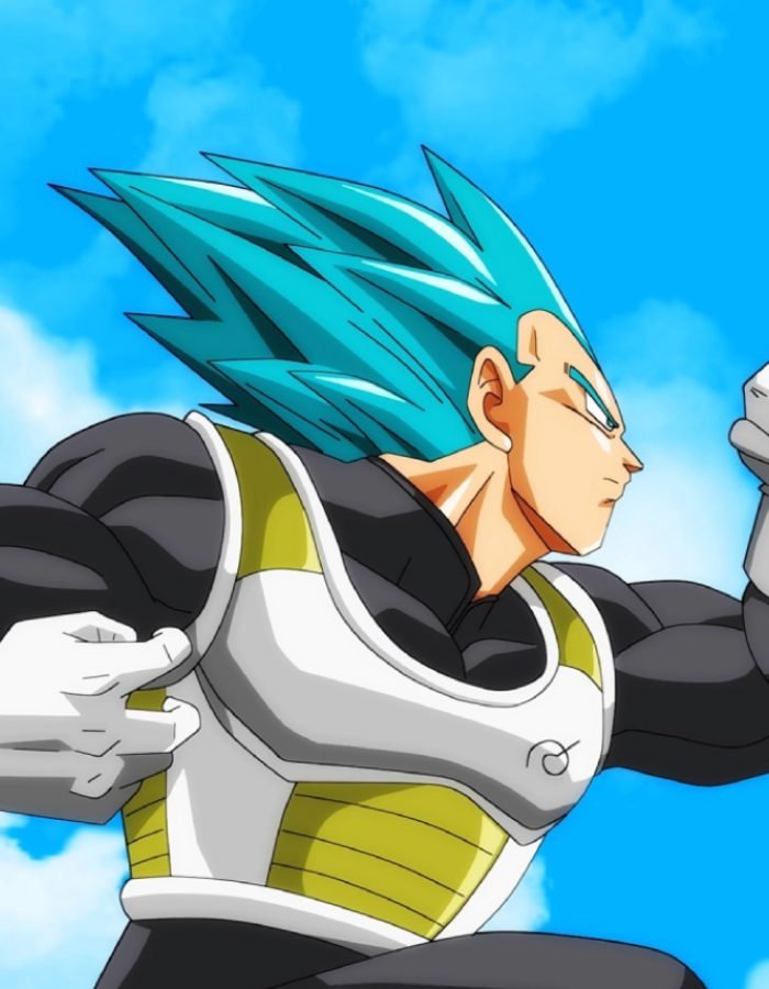 ảnh Vegeta mang vẻ ngoài mạnh mẽ cứng cỏi