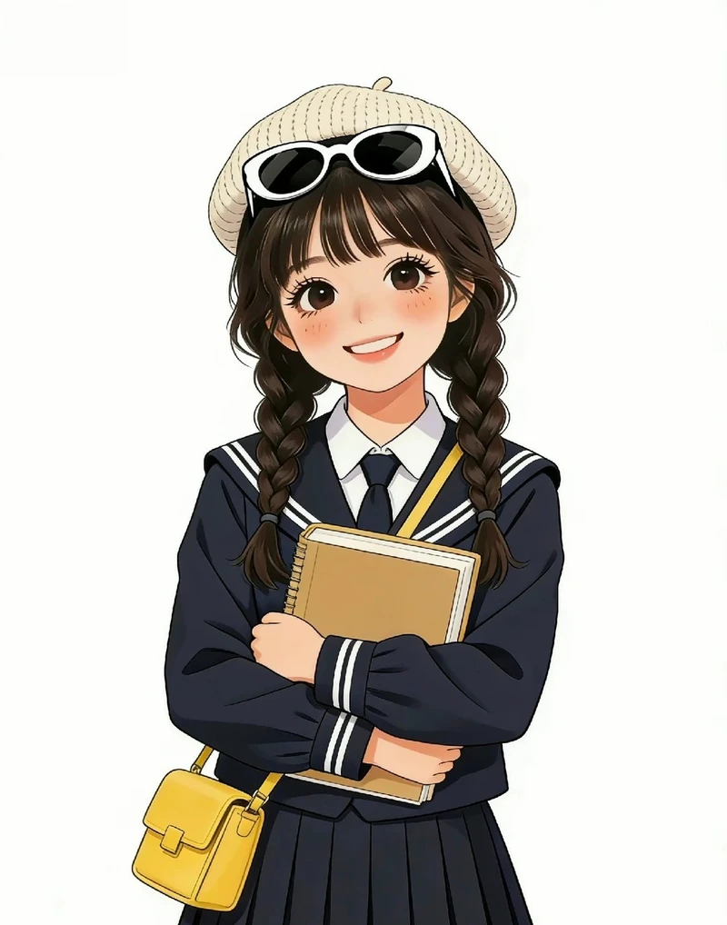 ảnh anime học sinh buồn tâm trạng
