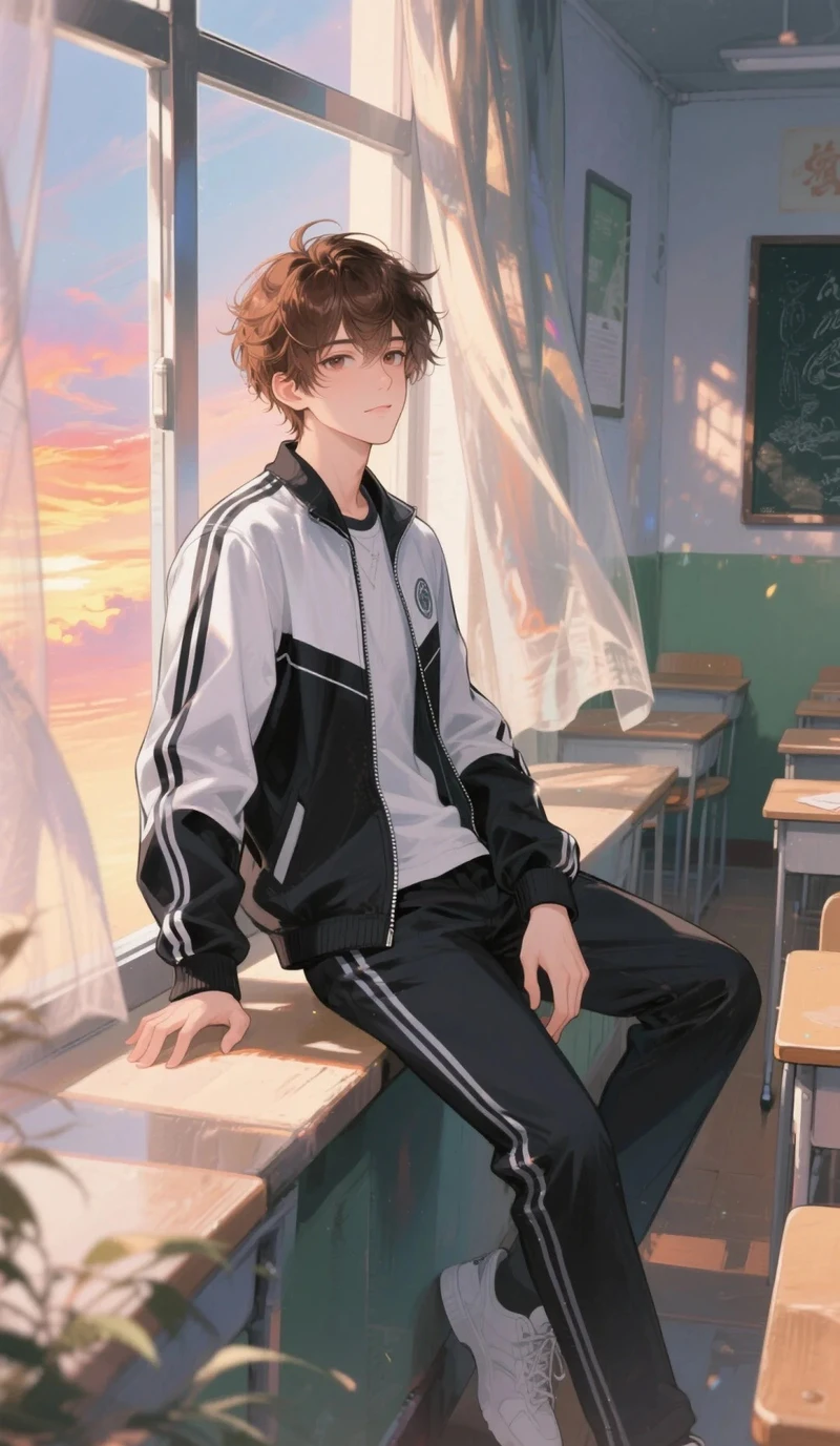 ảnh anime học sinh cấp ba đáng yêu