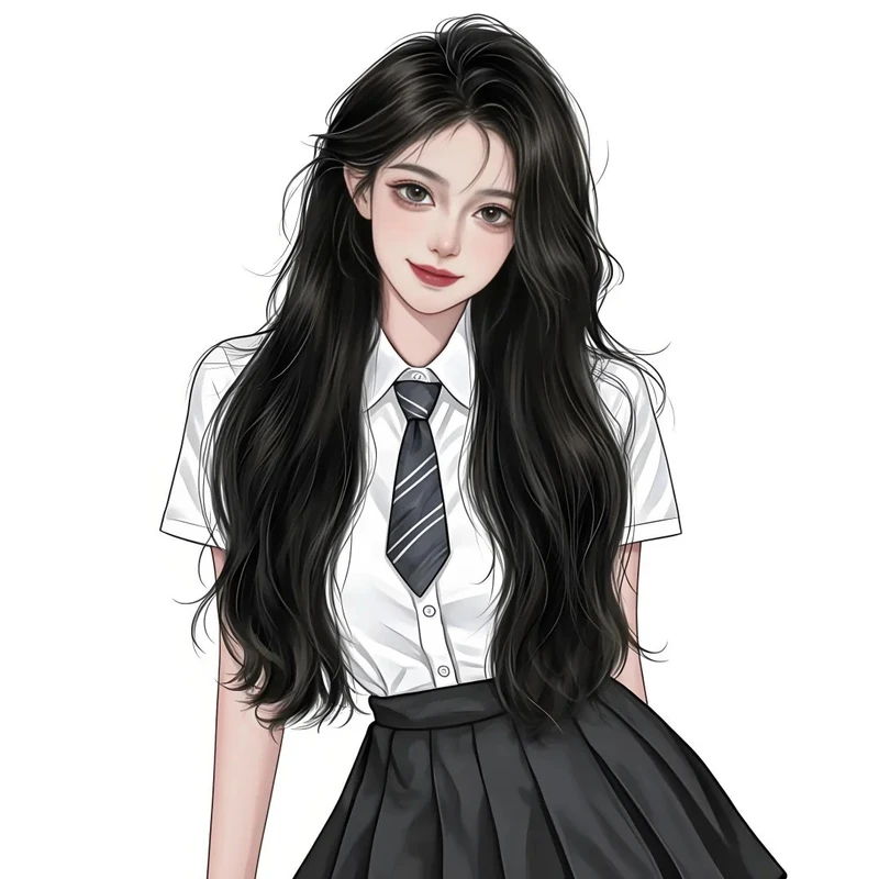 ảnh anime học sinh dưới bầu trời xanh
