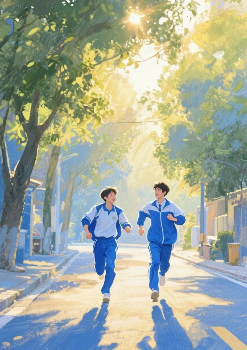ảnh anime học sinh mùa xuân