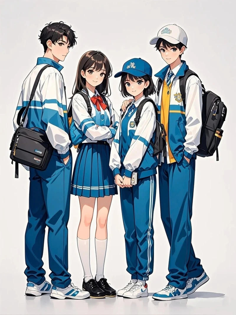 ảnh anime học sinh phong cách Nhật Bản