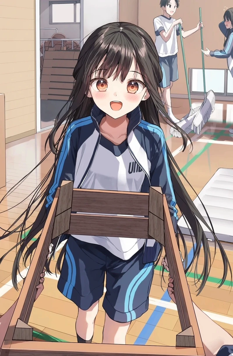 ảnh anime học sinh phong cách dễ thương