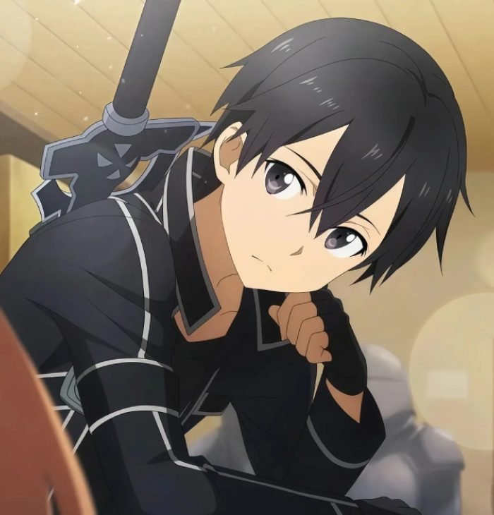 ảnh anime kirito mang cảm giác trầm ổn