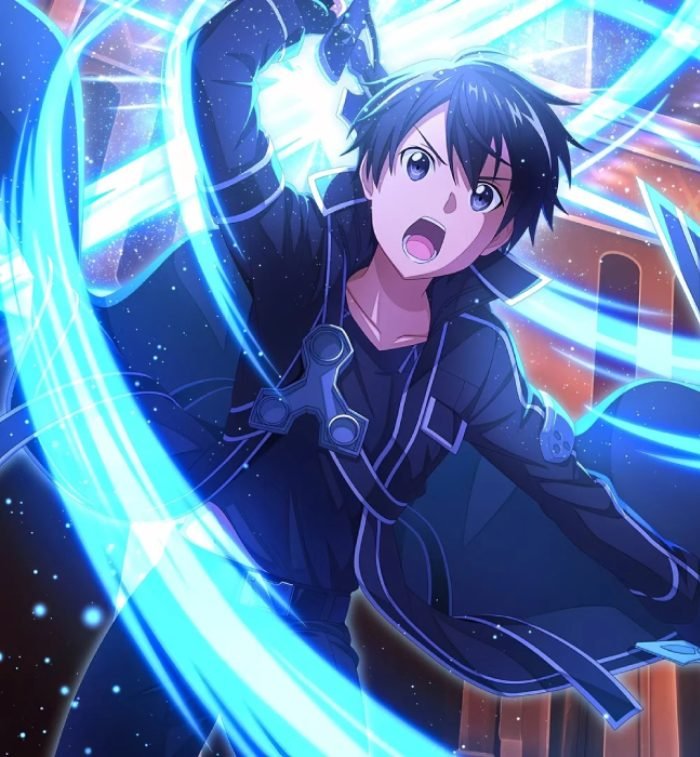 ảnh anime kirito mang nét lạnh nhưng cuốn hút