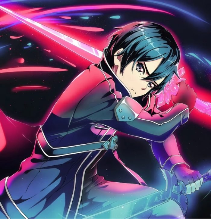 ảnh anime kirito trong không gian tĩnh lặng