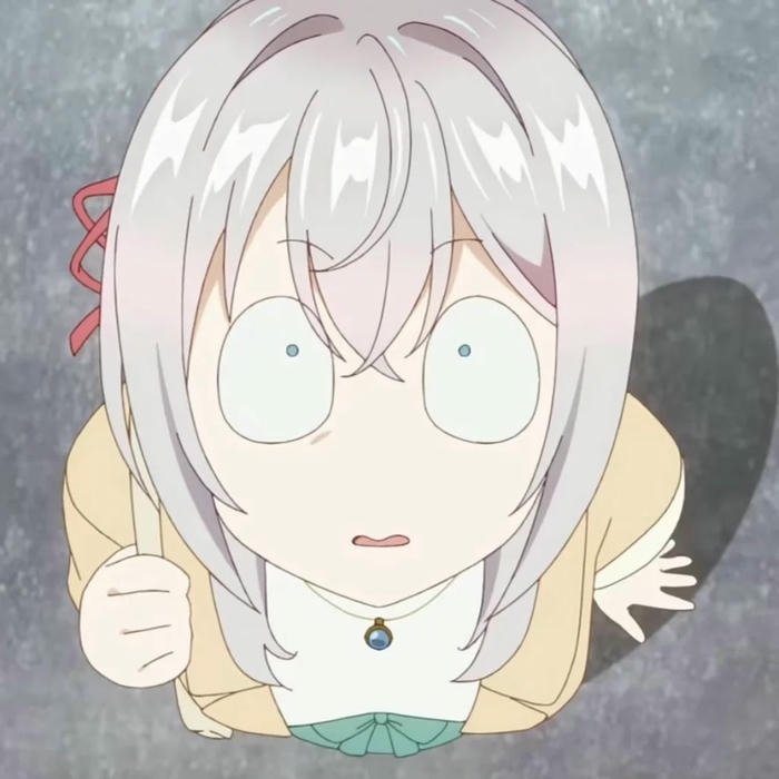 ảnh đại diện Arya chất biểu cảm hốt hoảng với đôi mắt mở to