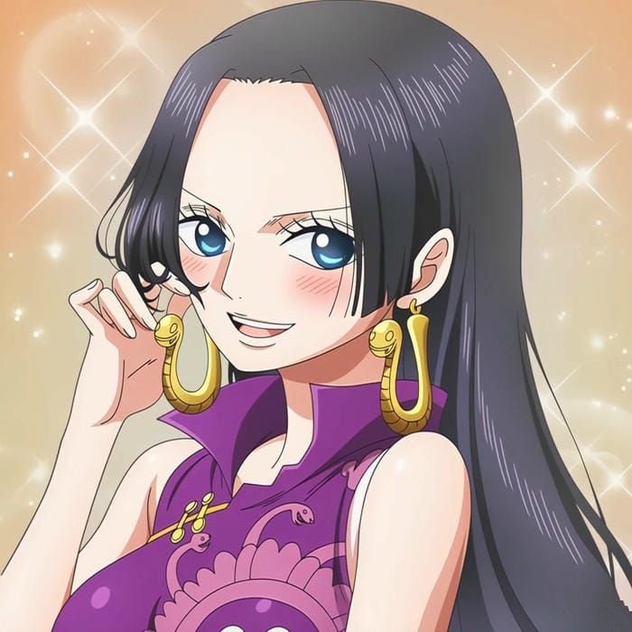 ánh nhìn quyến rũ đặc trưng ảnh Boa Hancock