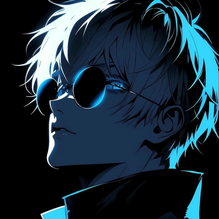 anime boy ngầu đeo kính đen cực chất