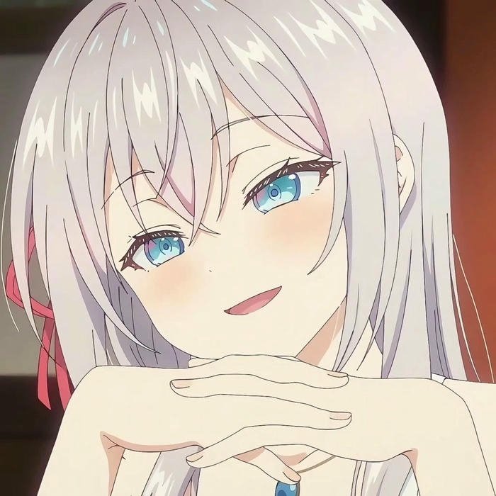 avatar Arya chống cằm mỉm cười duyên dáng trước ống kính