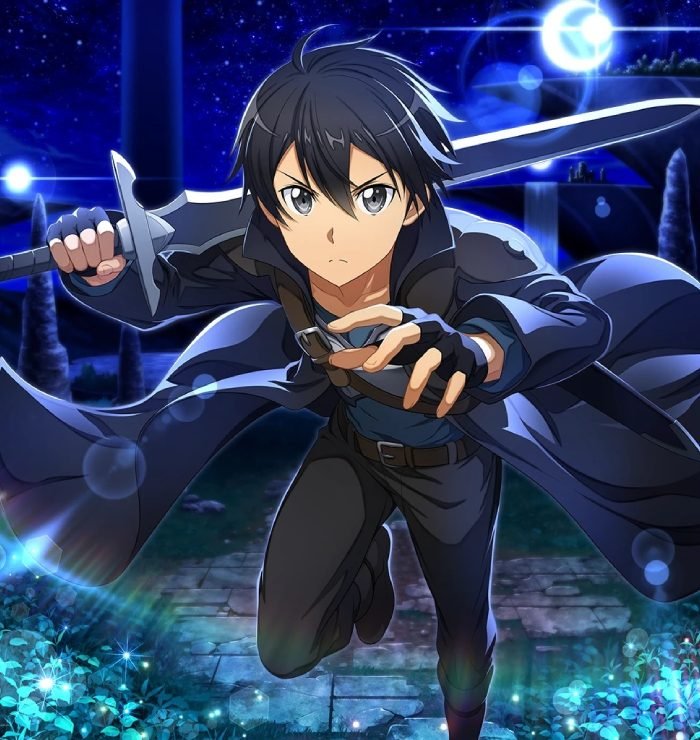 cảm giác mạnh mẽ lan tỏa từ ảnh anime kirito
