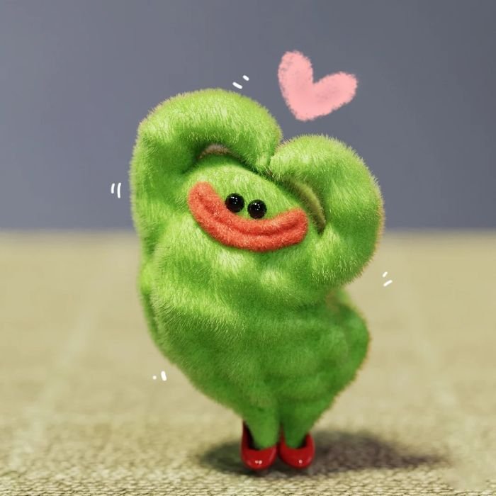 dáng đứng thả meme bắn tim buồn cười