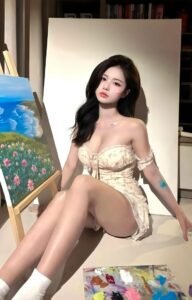 dáng ngồi ưa nhìn gái xinh việt nam