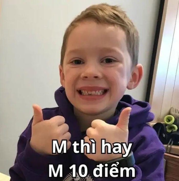 dùng khen đểu 10 điểm meme bạn bè