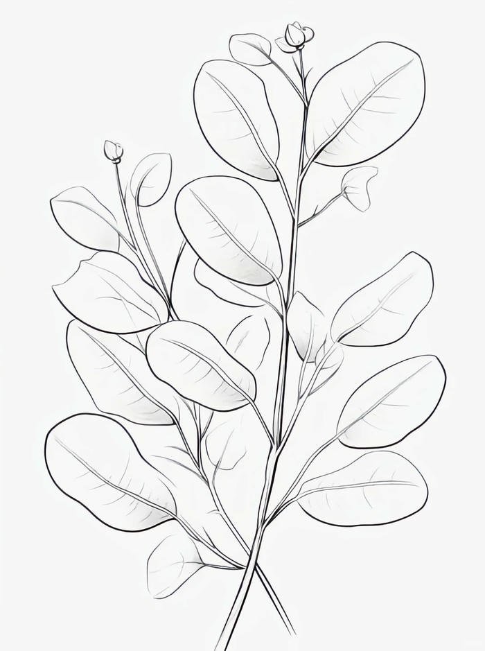 giờ học sáng tạo cùng tranh tô màu lá cây