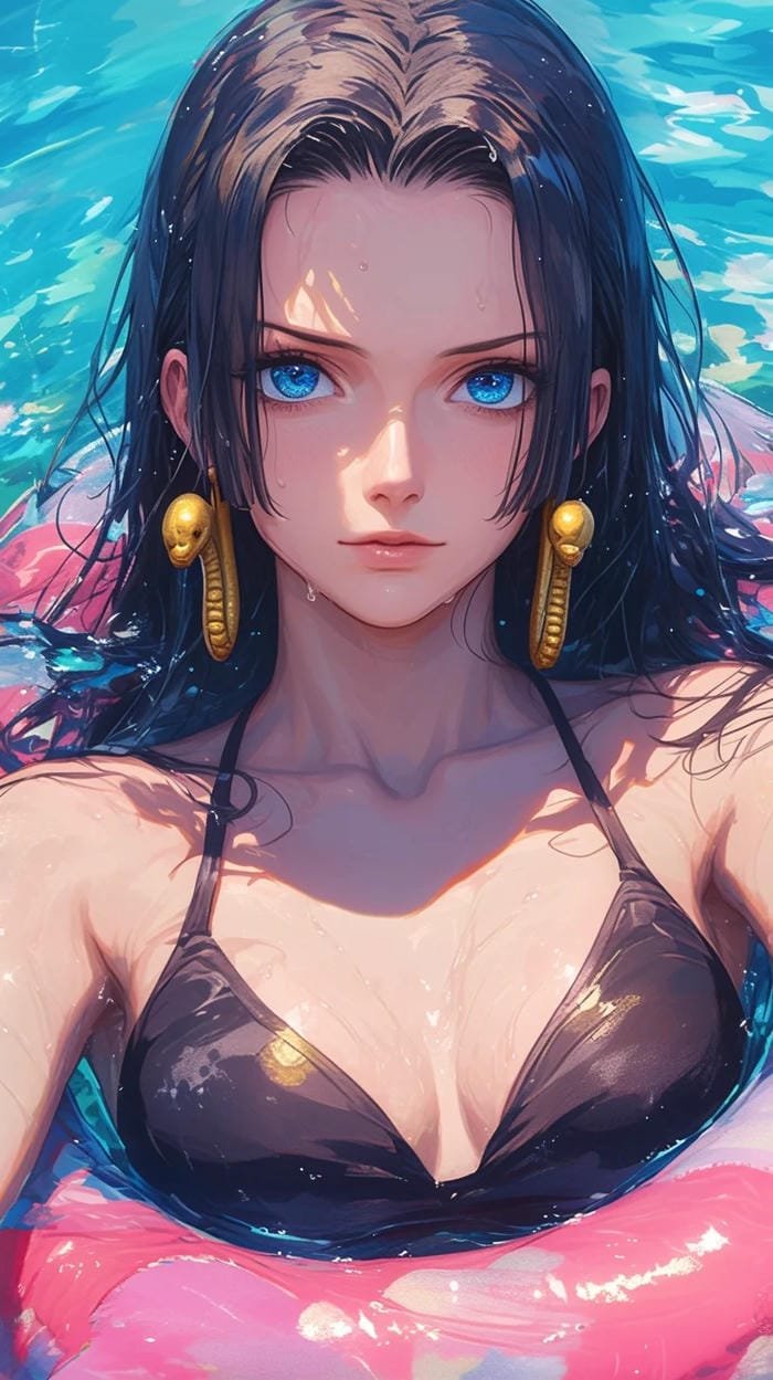 hình ảnh Boa Hancock thể hiện sự kiêu sa