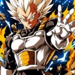 khí chất hoàng tử saiya trong ảnh Vegeta