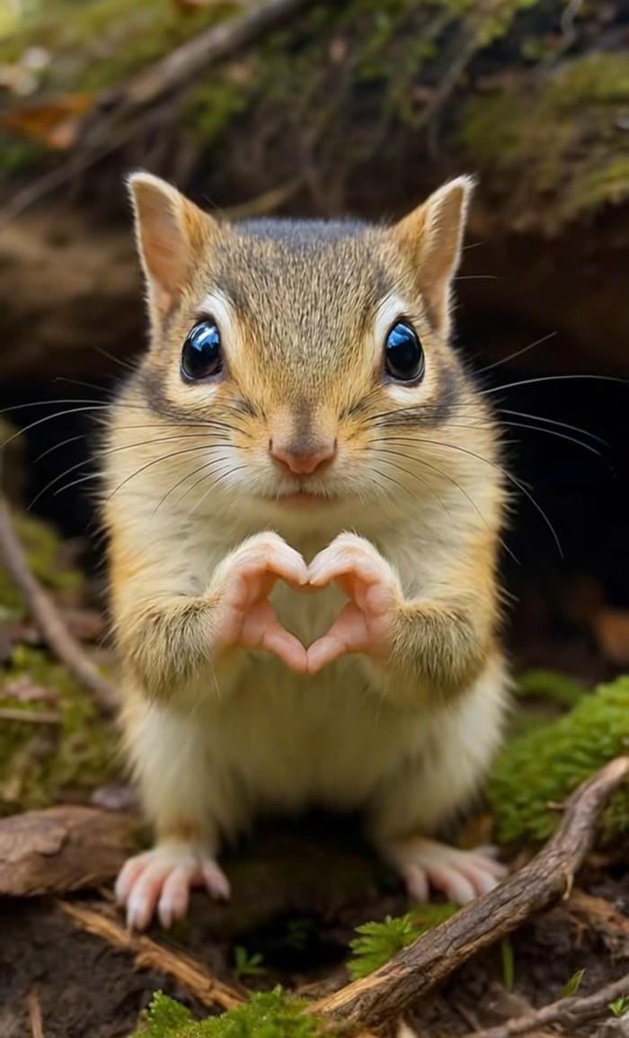 meme trái tim mang cảm xúc đáng yêu