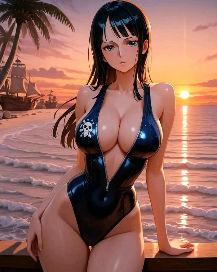 one piece bikini phong cách biển hiện đại