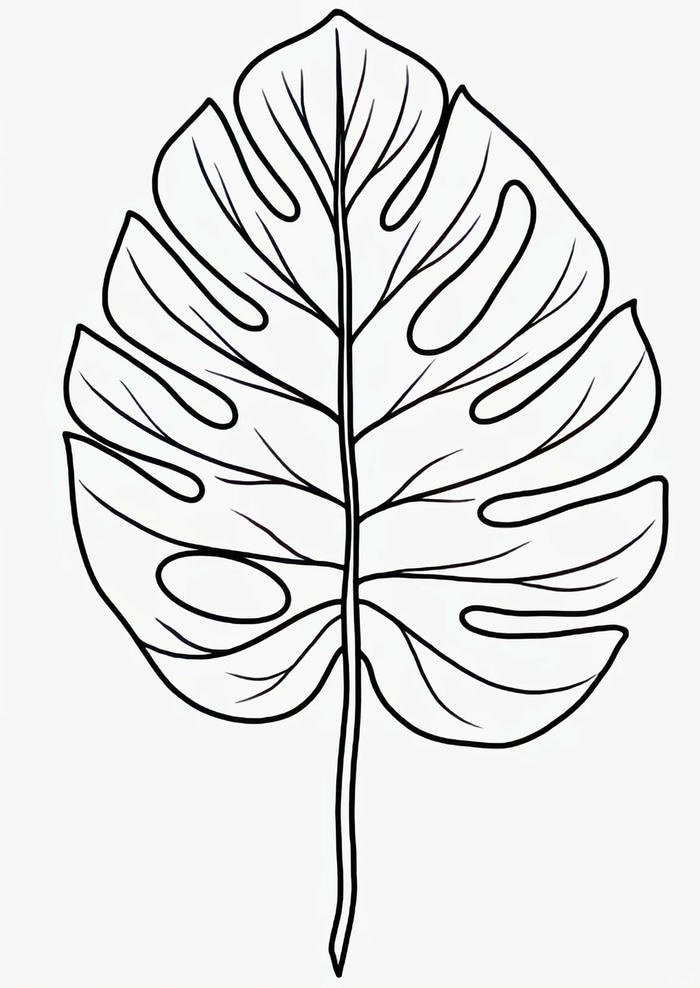 trẻ học tập dùng hình lá cây tô màu