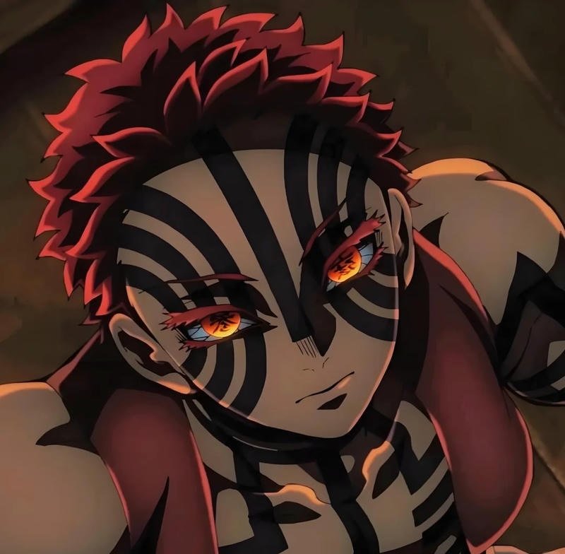 Akaza 4K thể hiện chi tiết cơ bắp và đường nét rõ