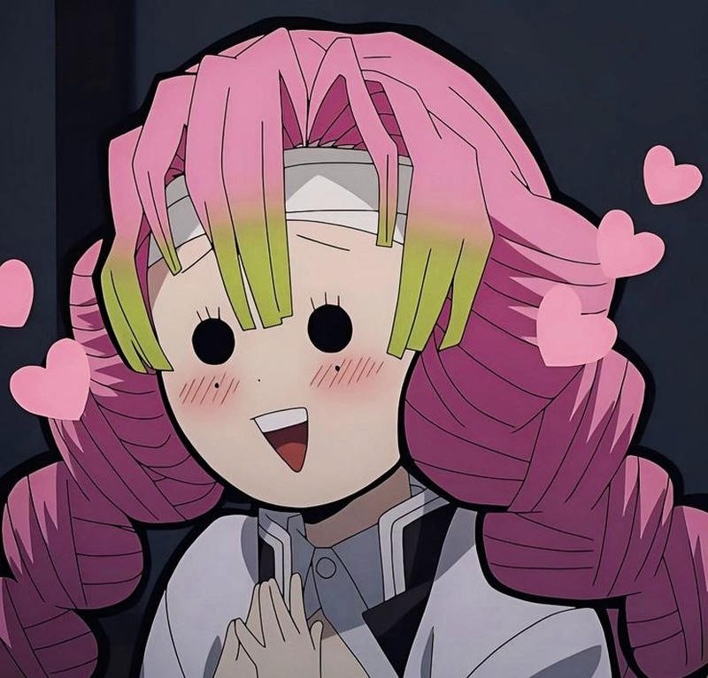 Ảnh Mitsuri anime trong cảnh chiến đấu uyển chuyển