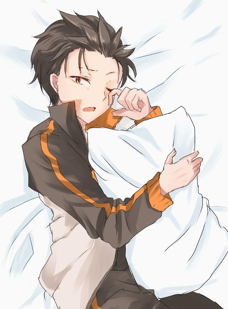 Ảnh Natsuki Subaru anime trong phân cảnh cảm xúc