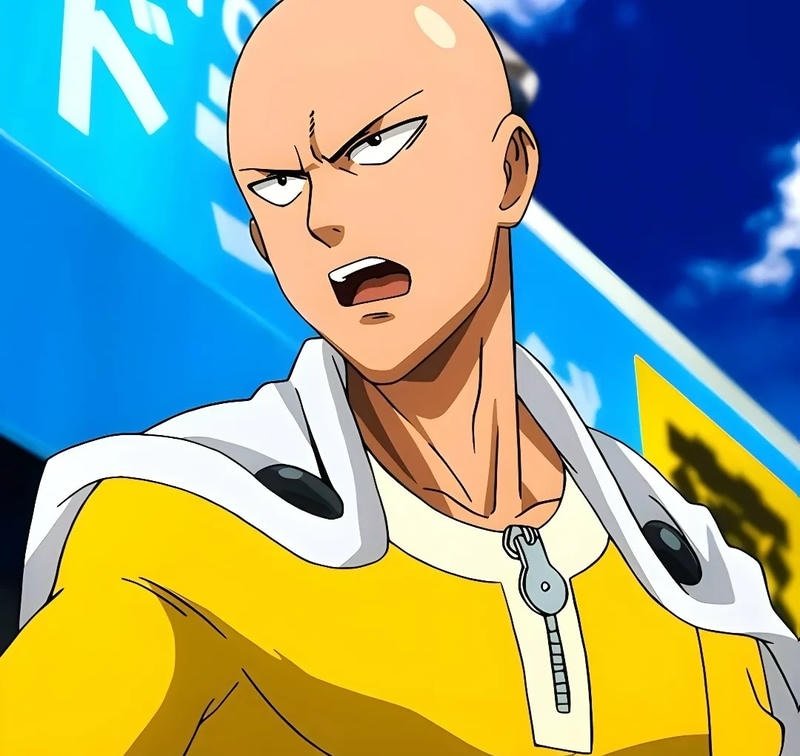 Ảnh Saitama manga trong phân cảnh hành động kịch tính