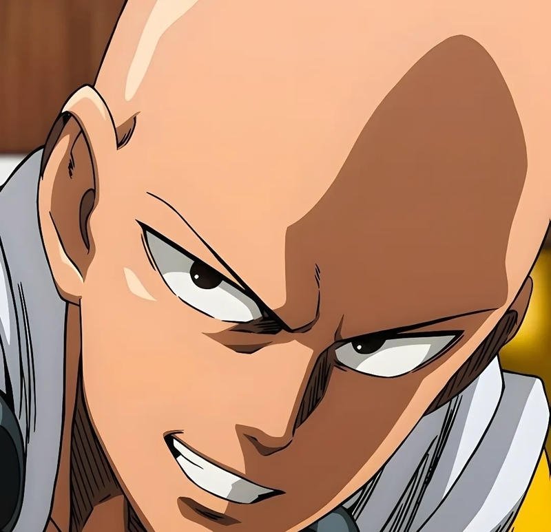 Ảnh Saitama ngầu với tư thế tung cú đấm