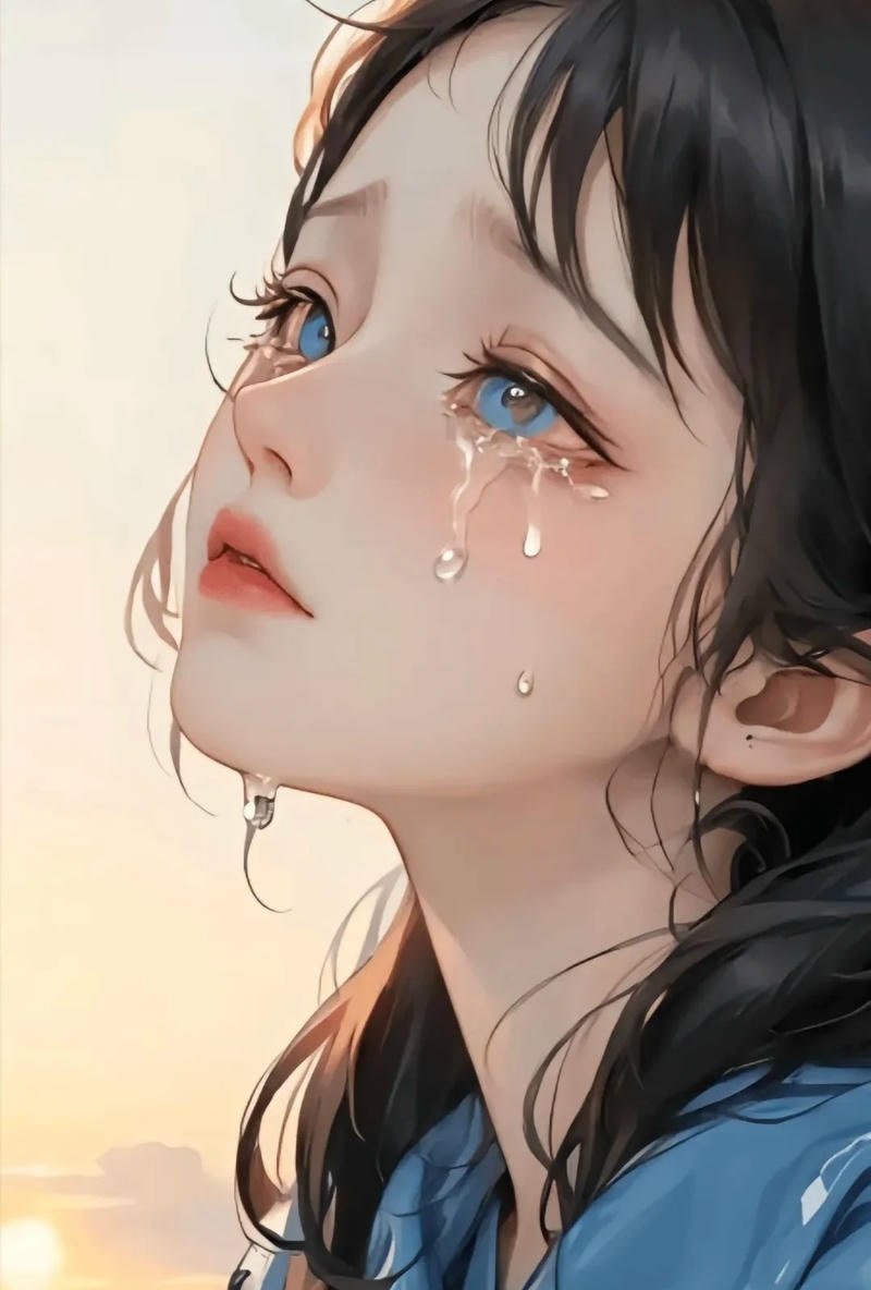 Ảnh anime khóc dưới mưa năm với khung cảnh lạnh