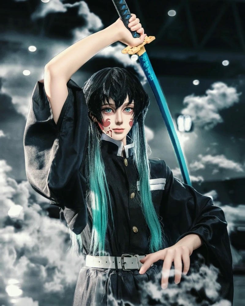 Ảnh hóa thân kimetsu no yaiba đầy khí chất