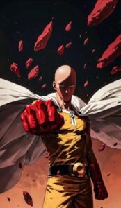 Anh hùng Saitama với cú đấm hạ gục kẻ thù