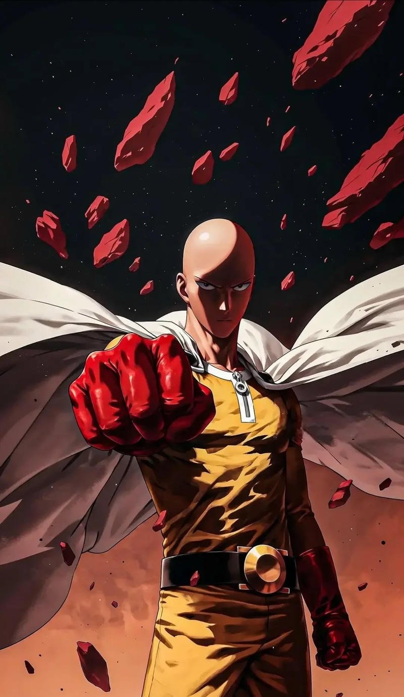 Anh hùng Saitama với cú đấm hạ gục kẻ thù