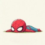 Ảnh spider man chibi khí chất anh hùng dễ thương