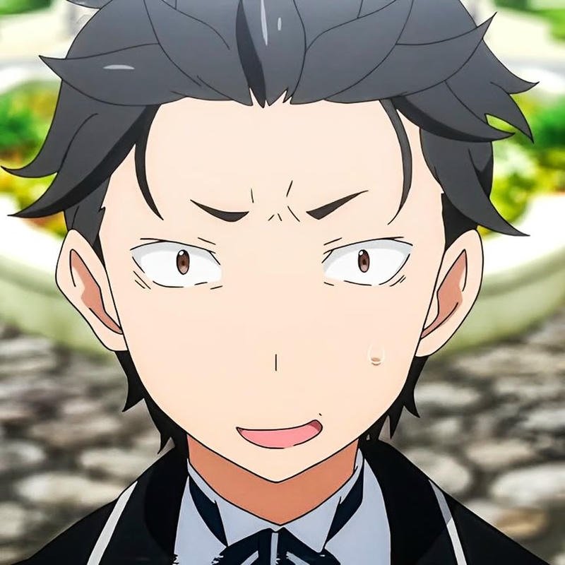 Avatar Subaru cute với biểu cảm đáng yêu nhẹ nhàng