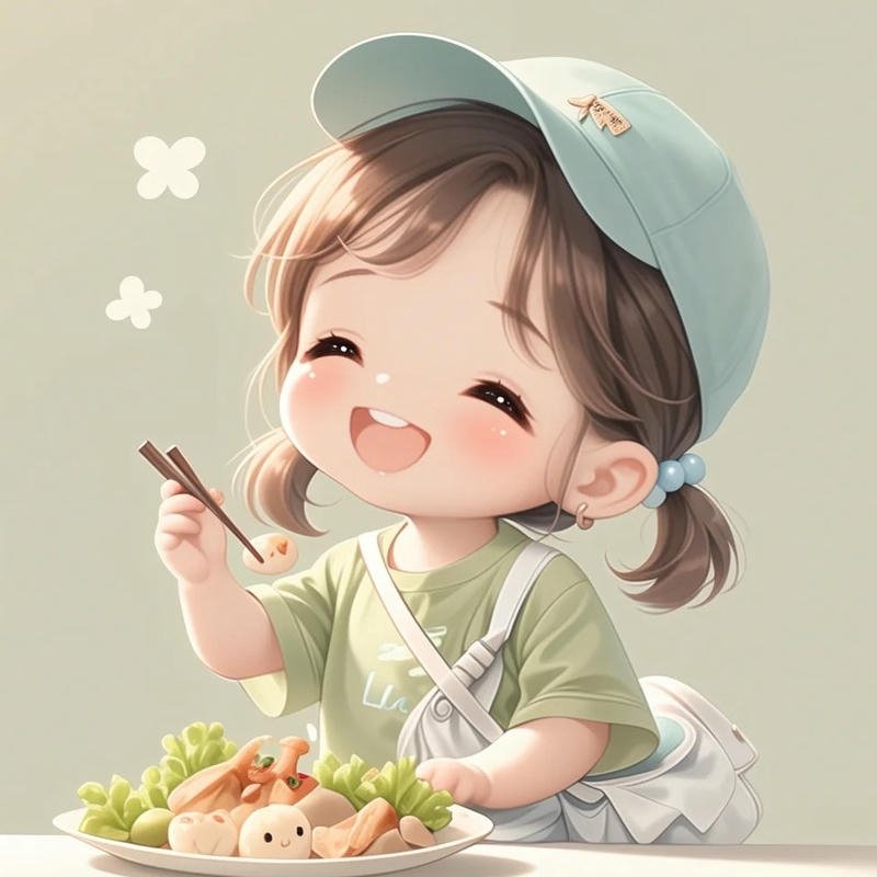 Avatar ăn uống diện mạo đáng yêu đầy thu hút